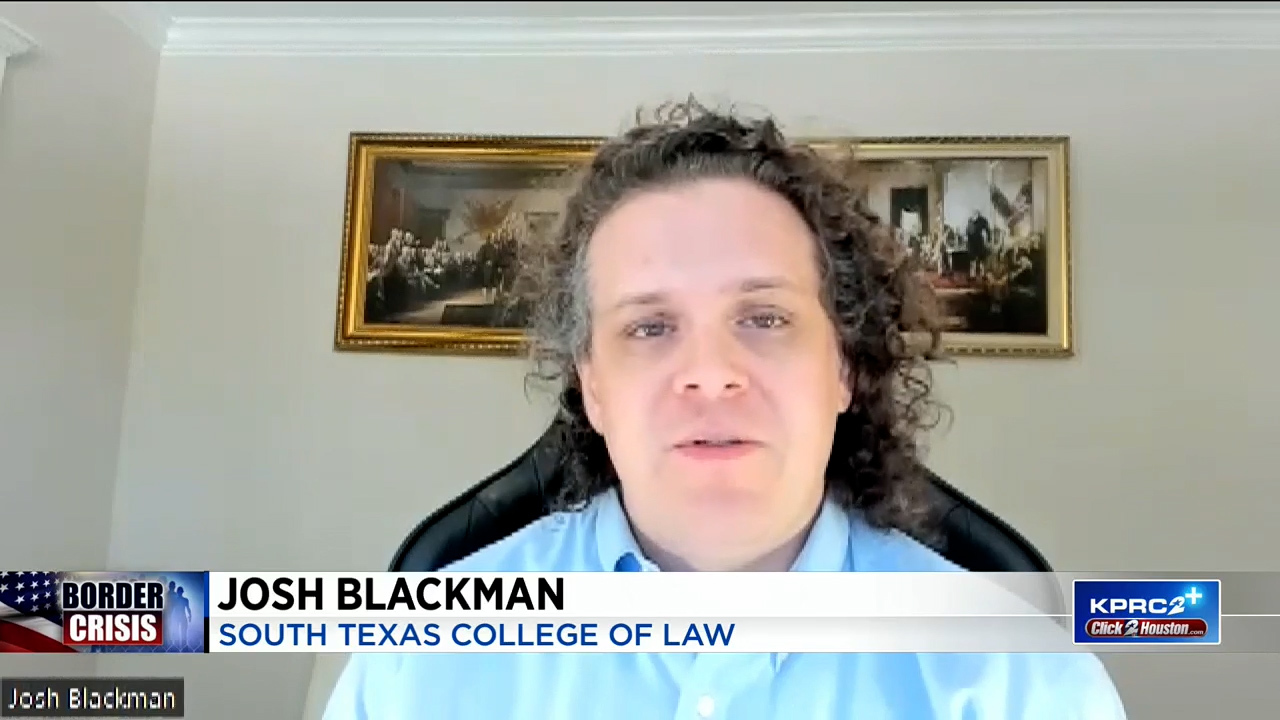 Josh Blackman discusses the legal argument over Texas Governor