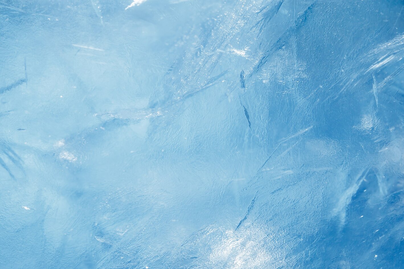 A sheet of ice