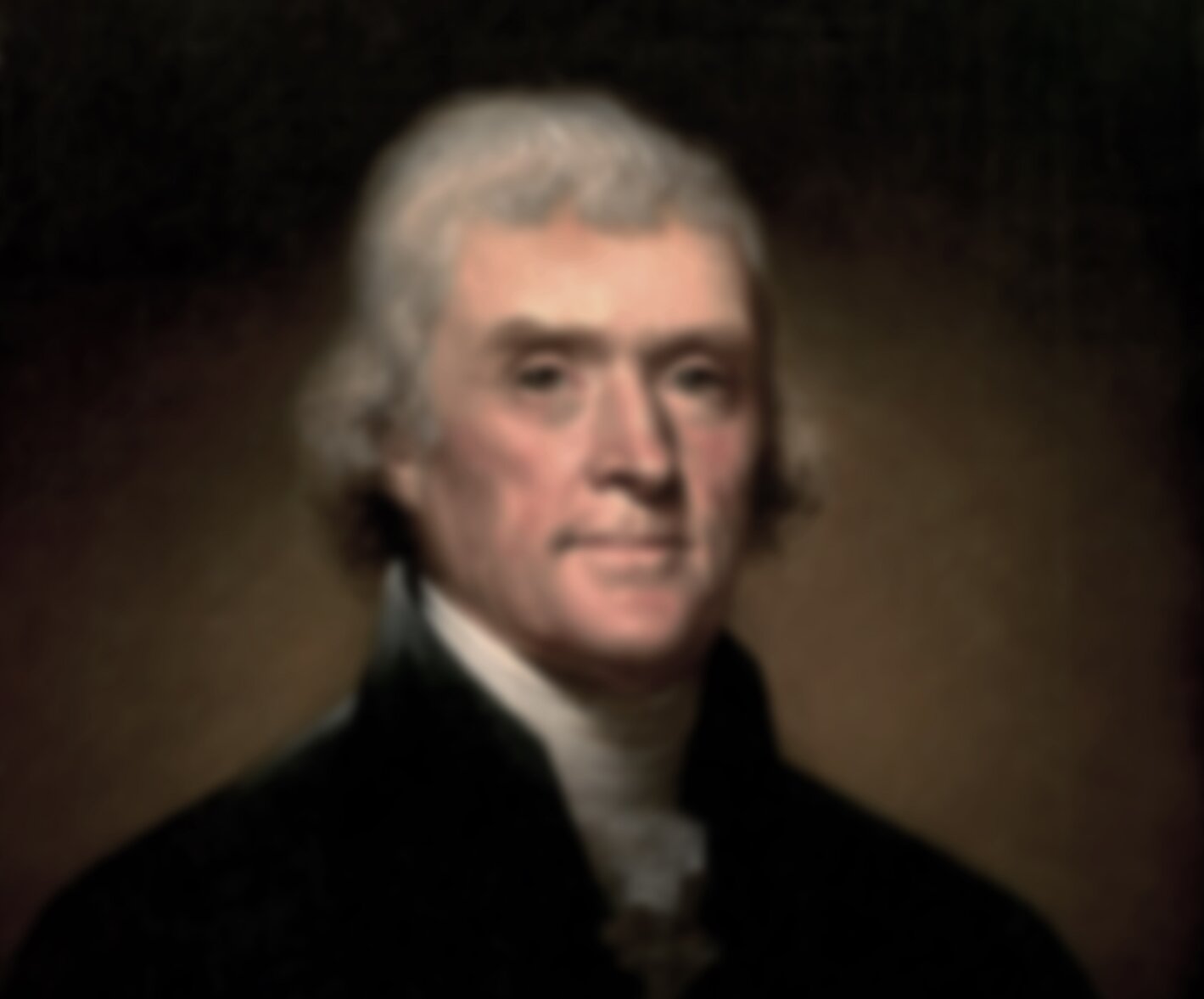Cato Courses - Thomas Jefferson by Rembrandt Peale (blurred)