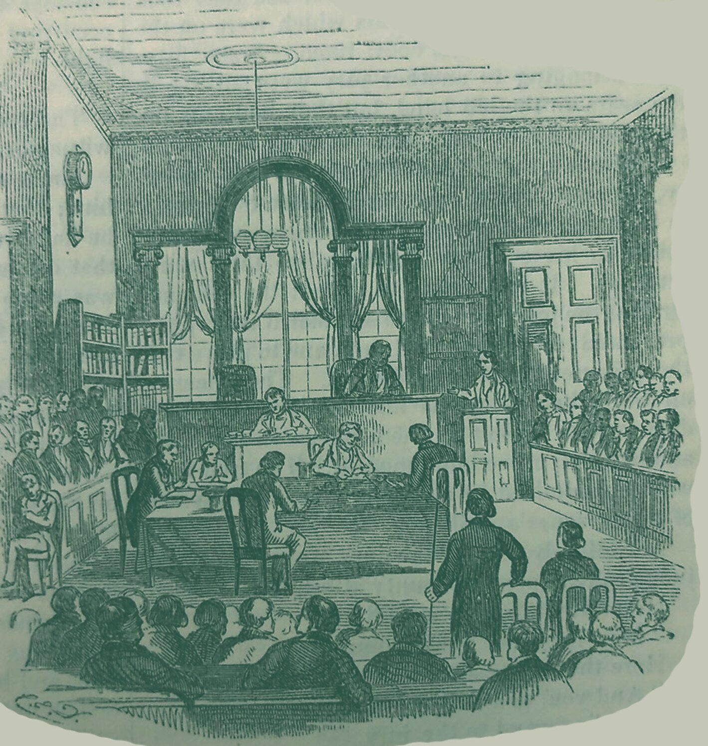 Cato Courses - Old Courtroom Illustration - BG