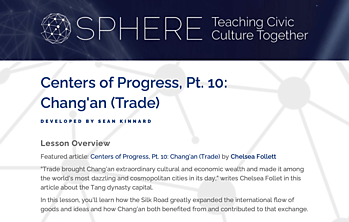 Centers of Progress: Chang'an 