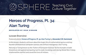 Heroes of Progress: Alan Turing