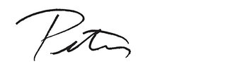 Peter Goettler Signature - SMALL VER