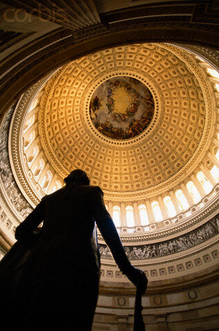 Rotunda of the Capitol building.