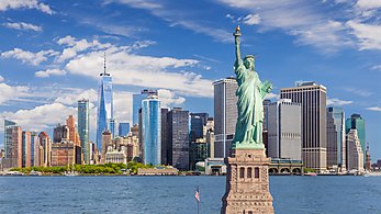 Statue of Liberty and New York City