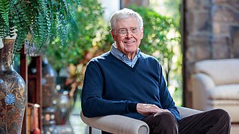 Charles Koch, winner of the 2025 Milton Friedman Prize for Advancing Liberty.