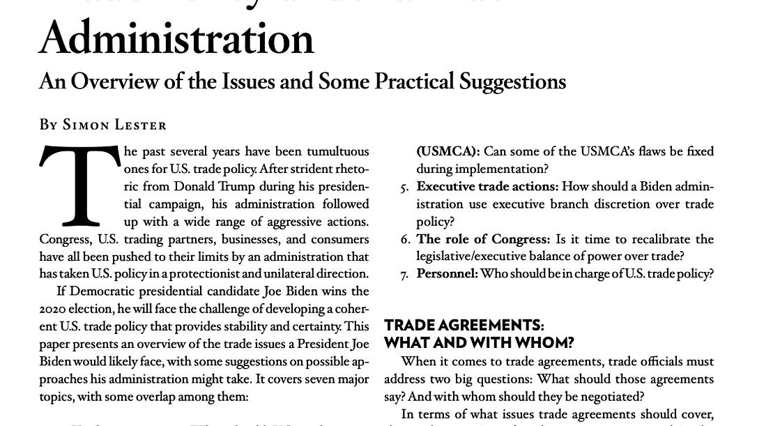 Written Submission In ITC Investigation No. TPA-105-008, Economic ...