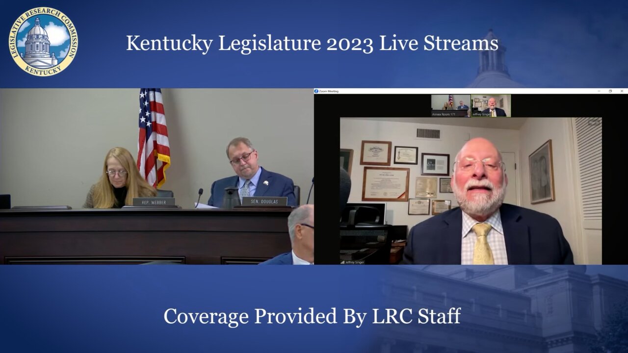 Jeffrey A. Singer Testifies Before The Hearing, “Certificate Of Need ...