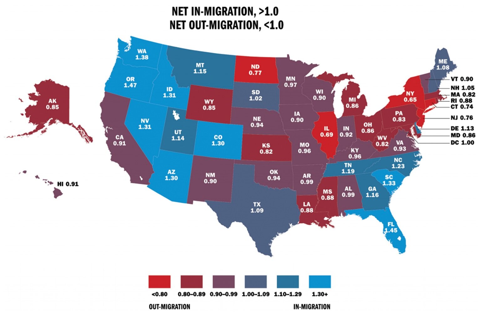 Mapping Interstate Migration | Cato At Liberty Blog