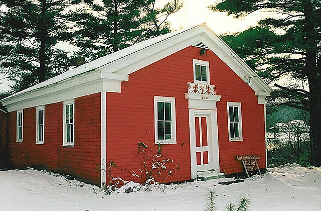 A little red schoolhouse