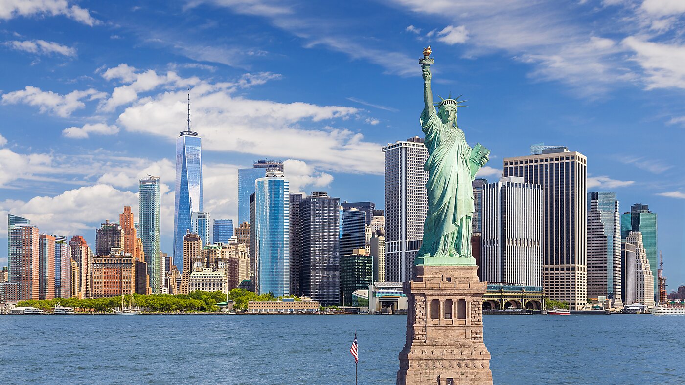 Statue of Liberty and New York City