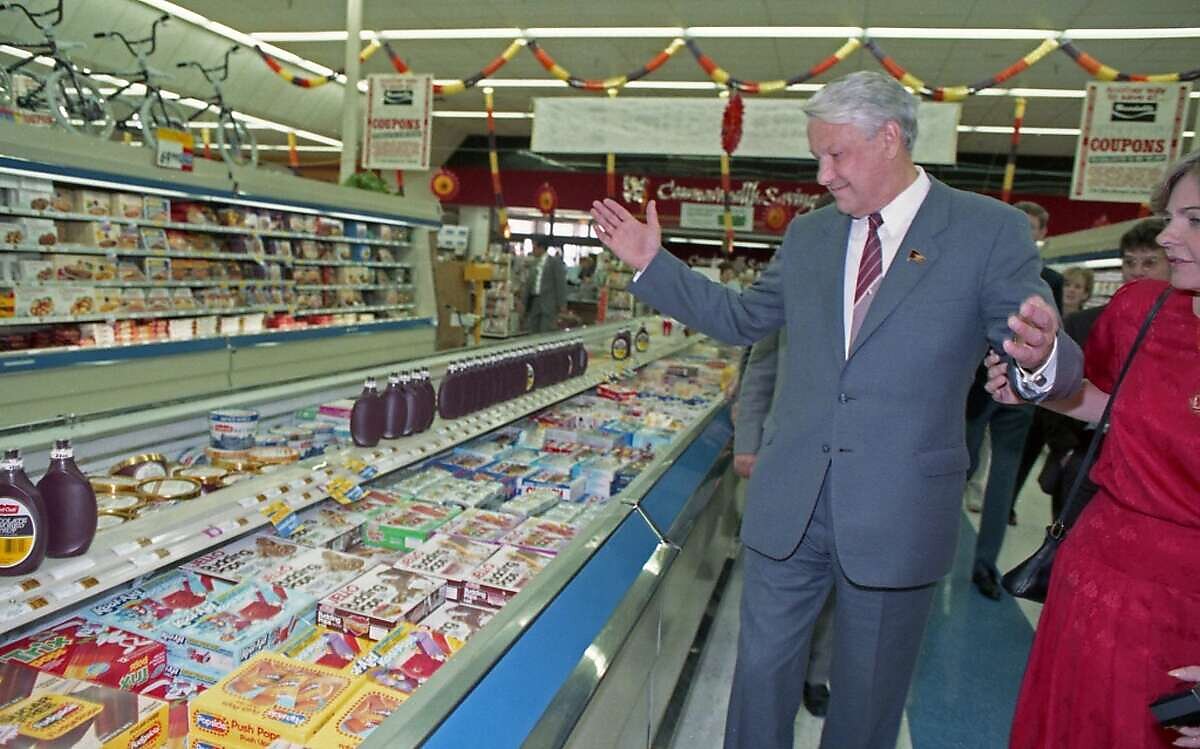 Boris Yeltsin Supermarket Amazement