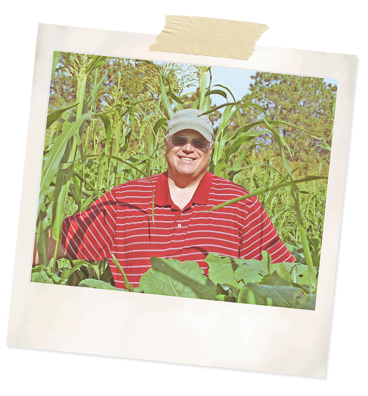Polaroid of Gabe Brown, North Dakota farmer