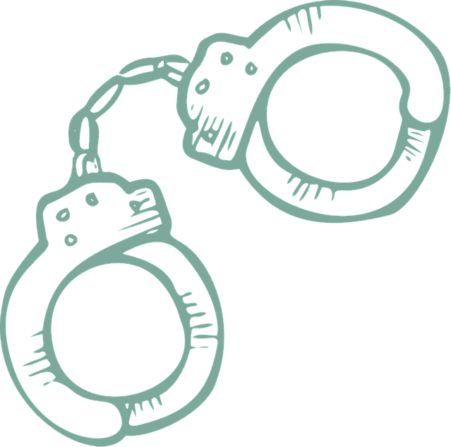 Handcuffs representing law enforcement