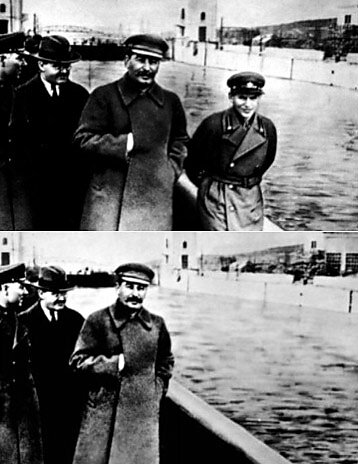 The commissar vanishes from Stalin photo