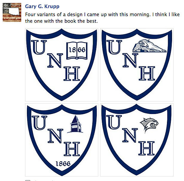 Crowdsourced UNH logo designs