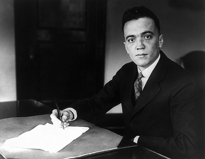 A Young J. Edgar Hoover. 