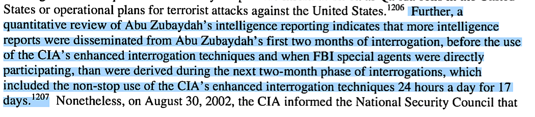 SSCI Torture Report Summary Extract p. 208