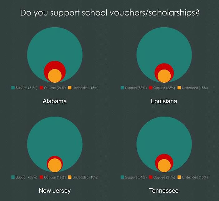 BAEO Survey: Support for School Vouchers