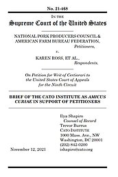 National Pork Producers Council v. Ross cover