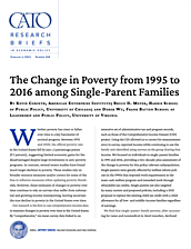 The Change In Poverty From 1995 To 2016 Among Single-Parent Families ...