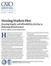 Housing Markets First: Housing Supply and Affordability Are Key to  Reducing Homelessness - cover