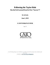 Cato Working Paper 77 Cover