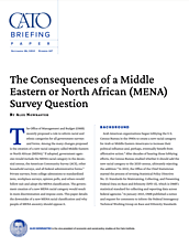 The Consequences of a Middle Eastern or North African (MENA) Survey Question - cover