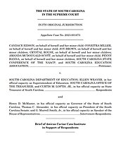 Eidson v. South Carolina Department of Education - legal brief cover