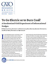 To Go Electric or to Burn Coal? A Randomized Field Experiment of Informational Nudges - cover