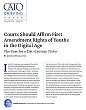 Courts Should Affirm First Amendment Rights of Youths in the Digital Age: The Case for a 21st–Century Tinker - pub cover