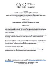 Bureaucratic Overreach or Consumer Protection? Examining the CFPB’s Latest Action to Restrict Competition in Payments - cover