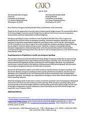 Statement for the Record: Enhancing Transparency and Accountability over Emergency Spending - cover